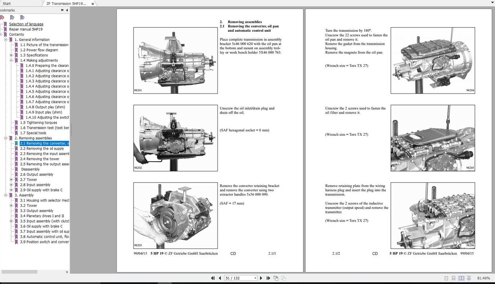 zf 5hp19 transmission repair manual