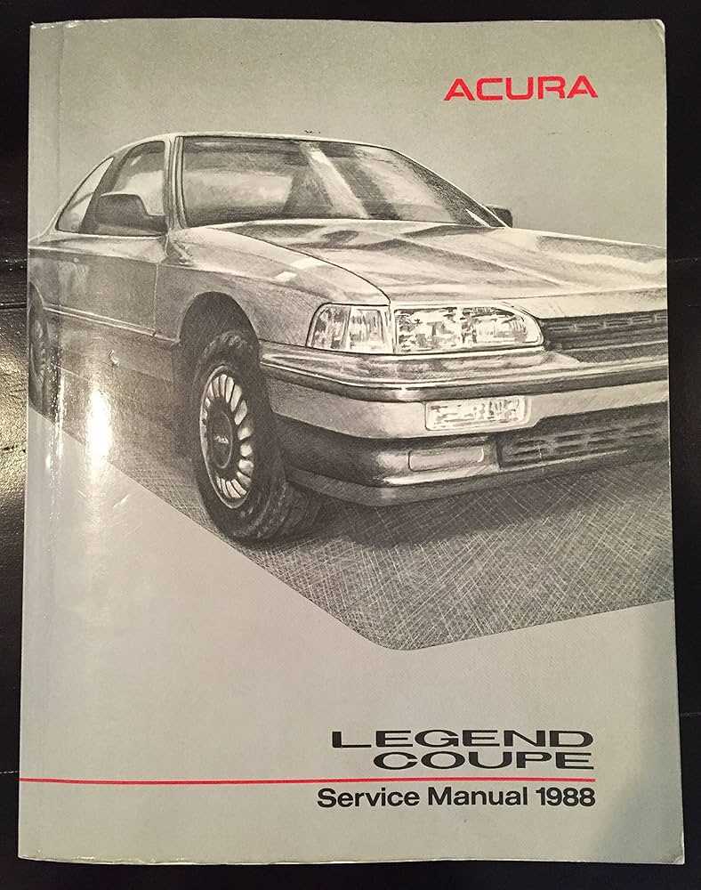 acura legend repair manual