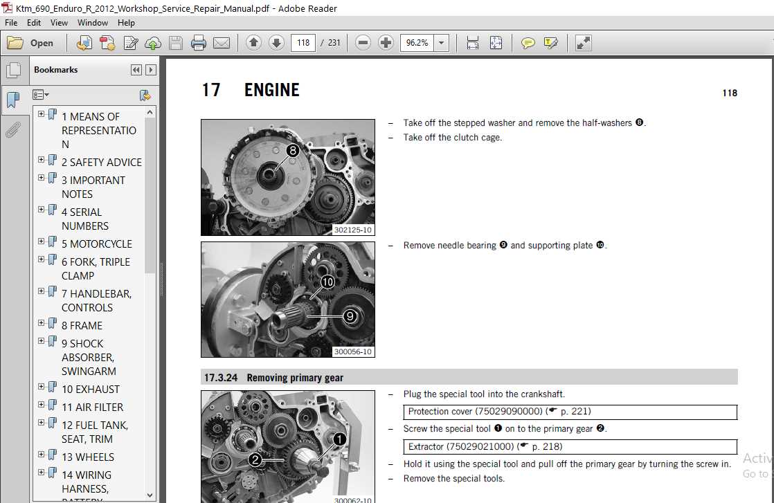 ktm 690 repair manual