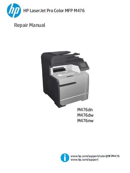 hp printer repair manuals