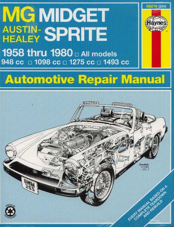 austin healey sprite repair manual