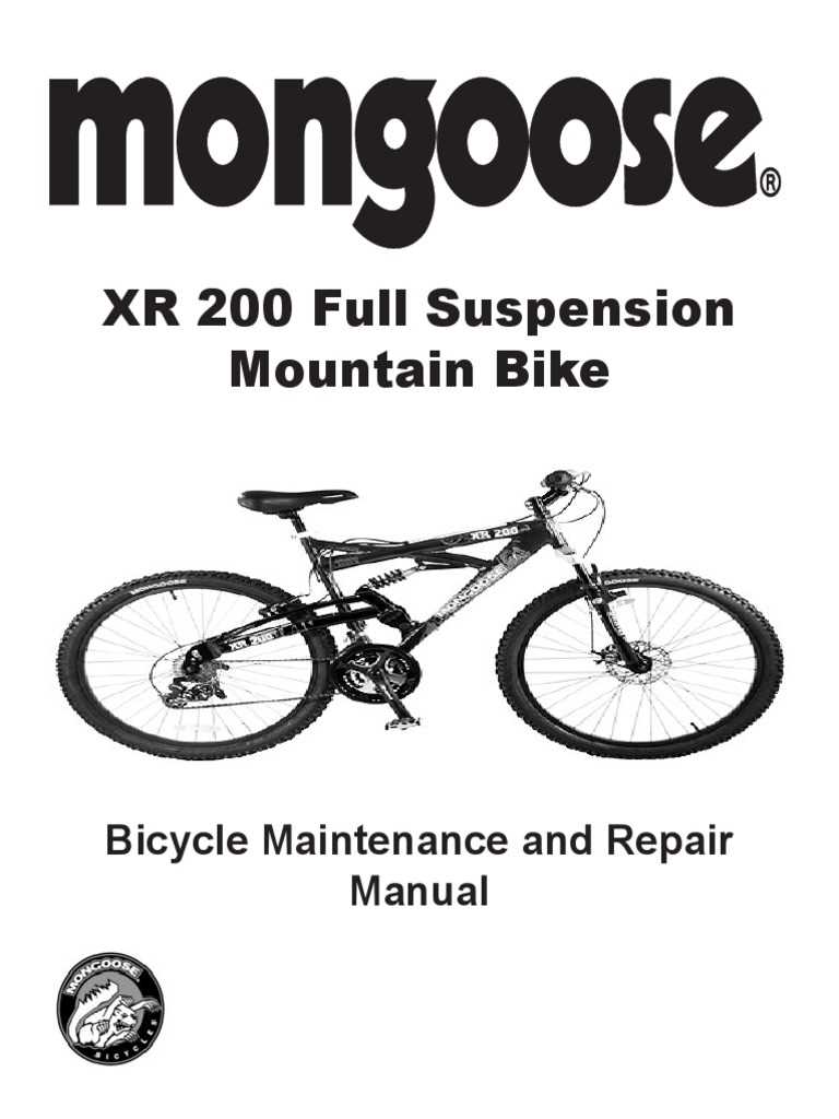 mountain bike repair manual