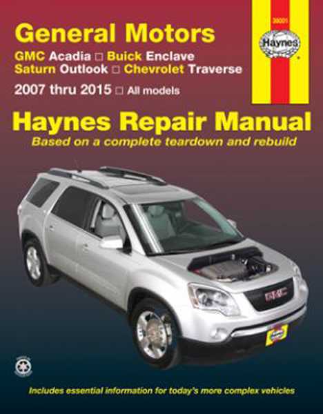 2014 gmc acadia repair manual