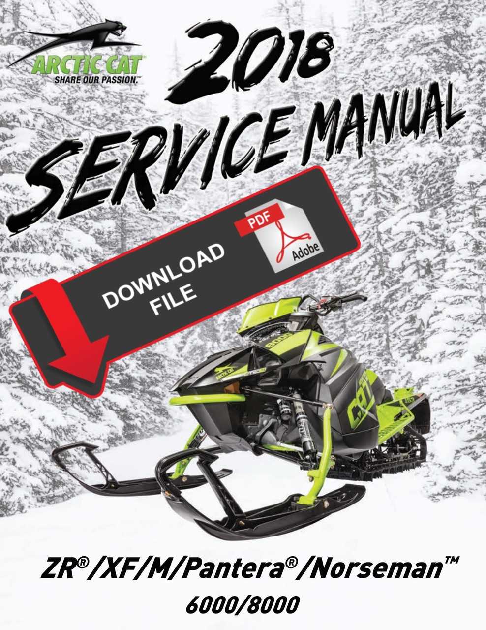 arctic cat snowmobile repair manual