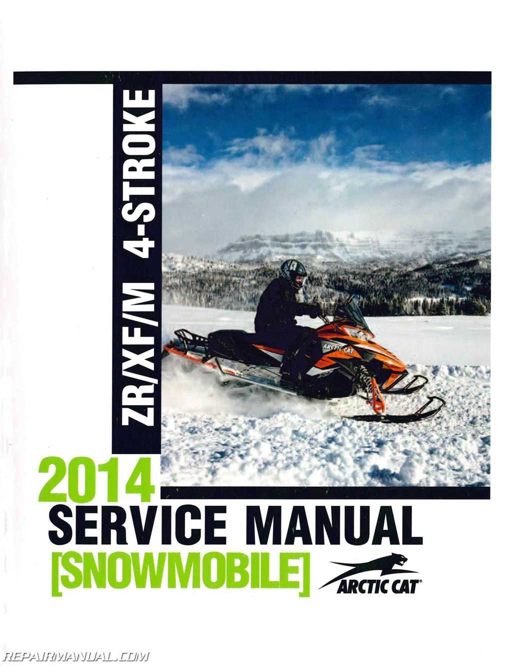 arctic cat snowmobile repair manual