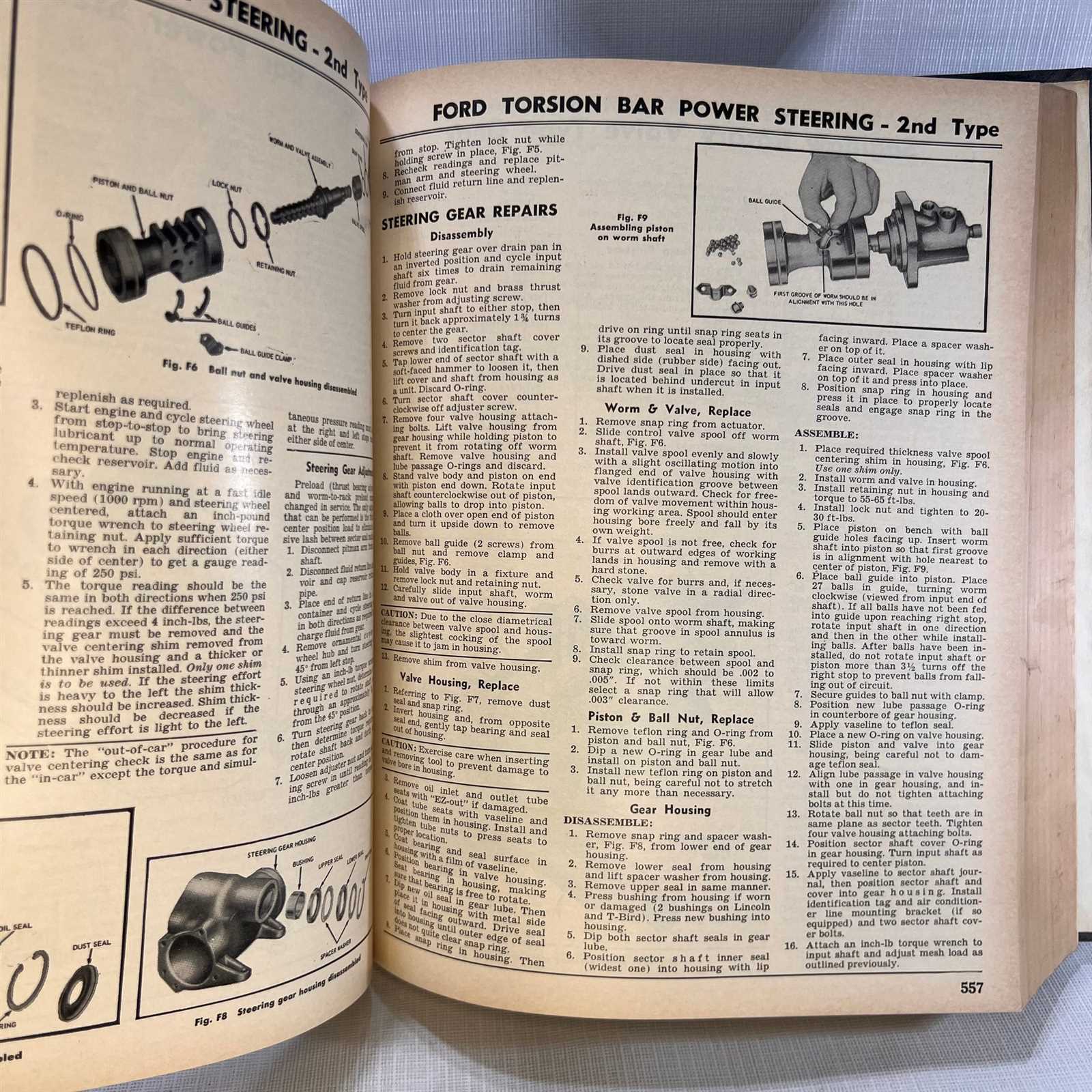 are old car repair manuals worth anything