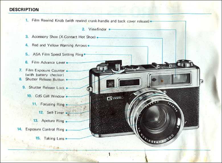 yashica electro 35 gsn repair manual