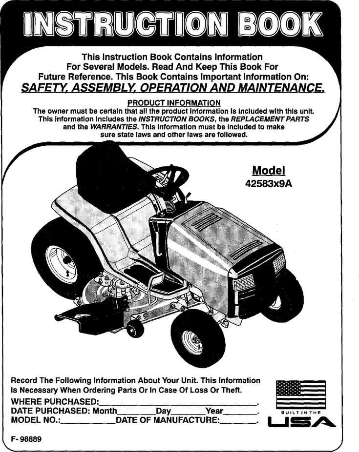 murray lawn mower repair manual