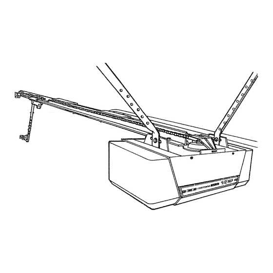 craftsman garage door opener repair manual