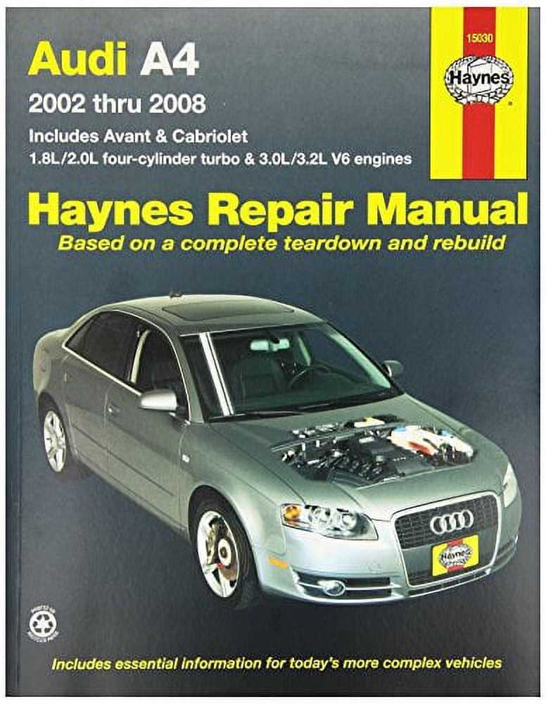 audi a4 2004 repair manual