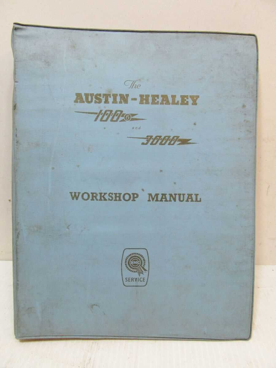 austin healey 3000 repair manual