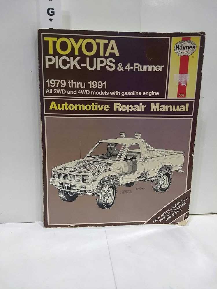 auto repair manuals toyota