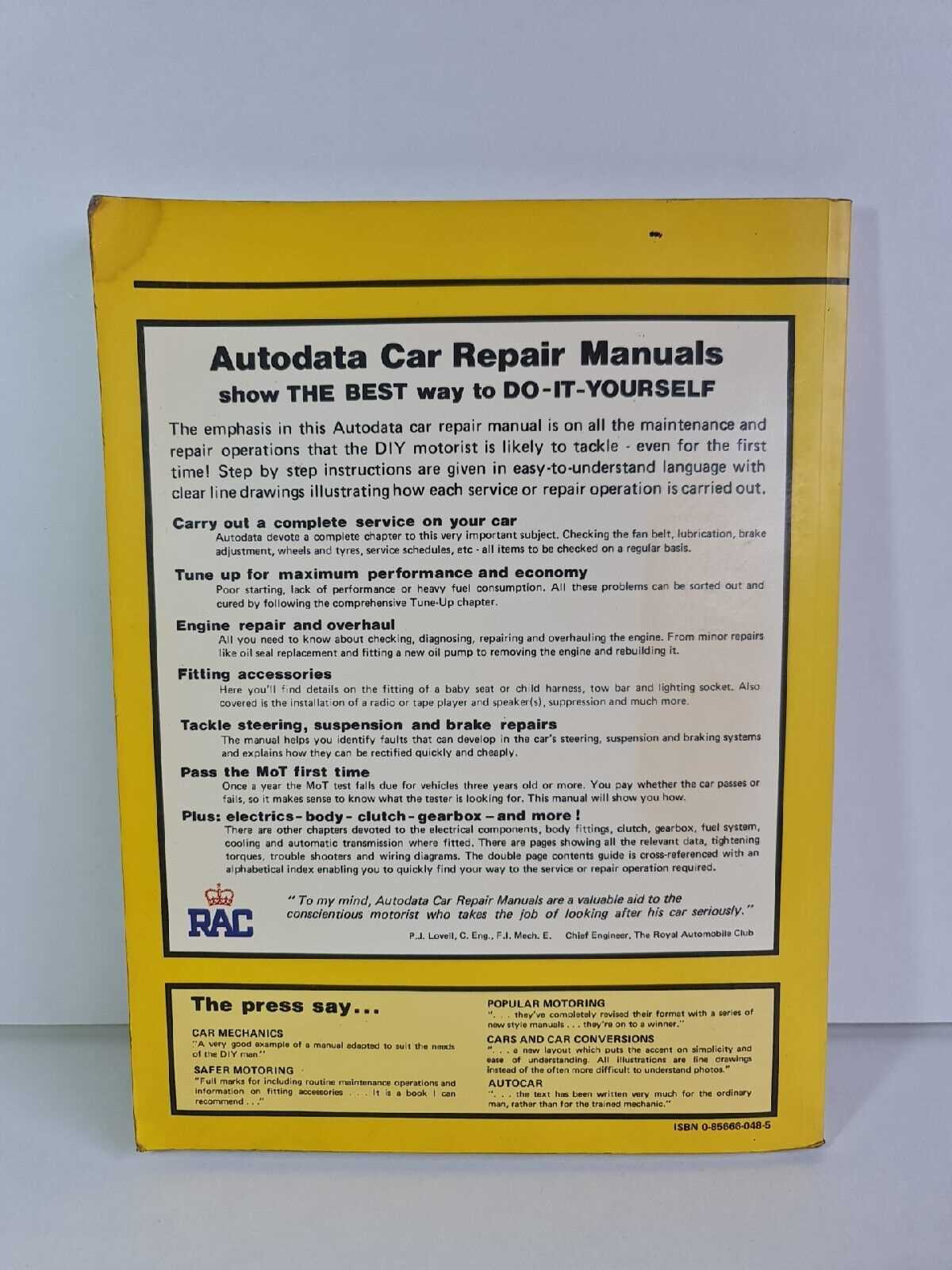 autodata car repair manuals