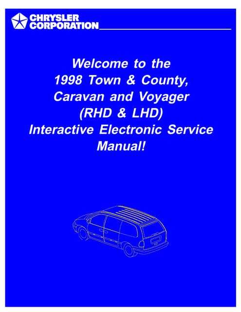 1998 dodge grand caravan repair manual