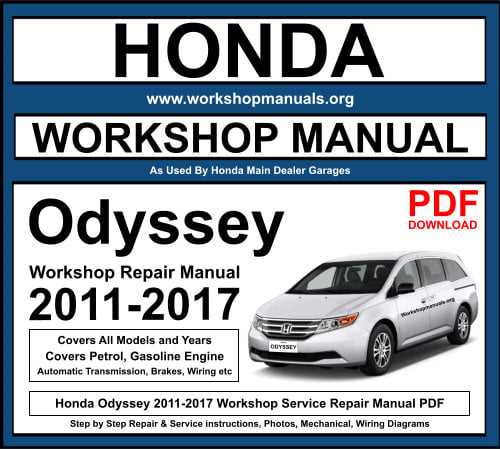 2009 honda odyssey repair manual