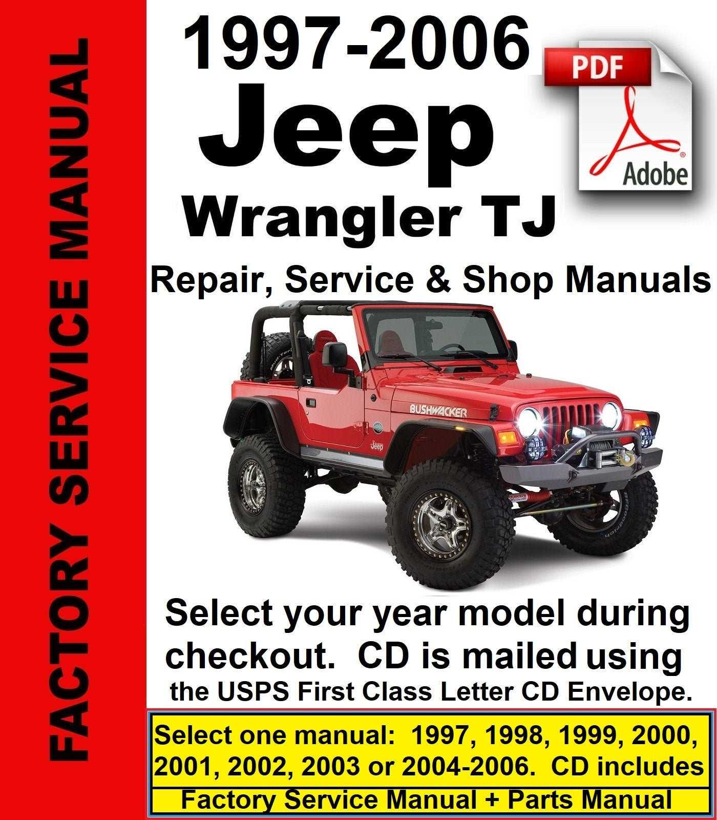 2000 jeep wrangler repair manual