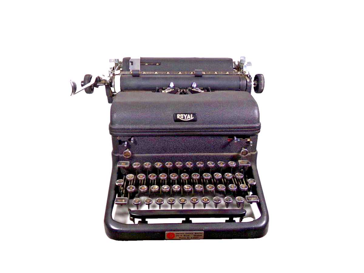 royal kmm typewriter repair manual