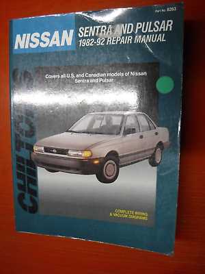 1992 nissan sentra repair manual