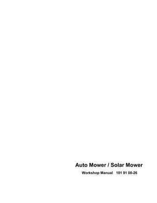 husqvarna lawn tractor repair manual