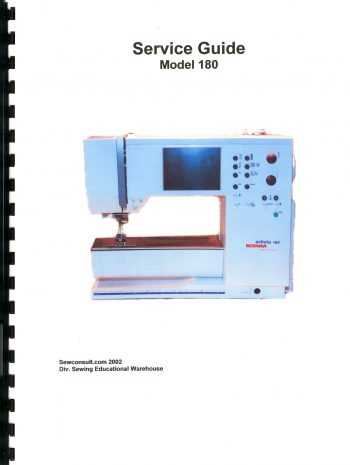 bernina sewing machine repair manual