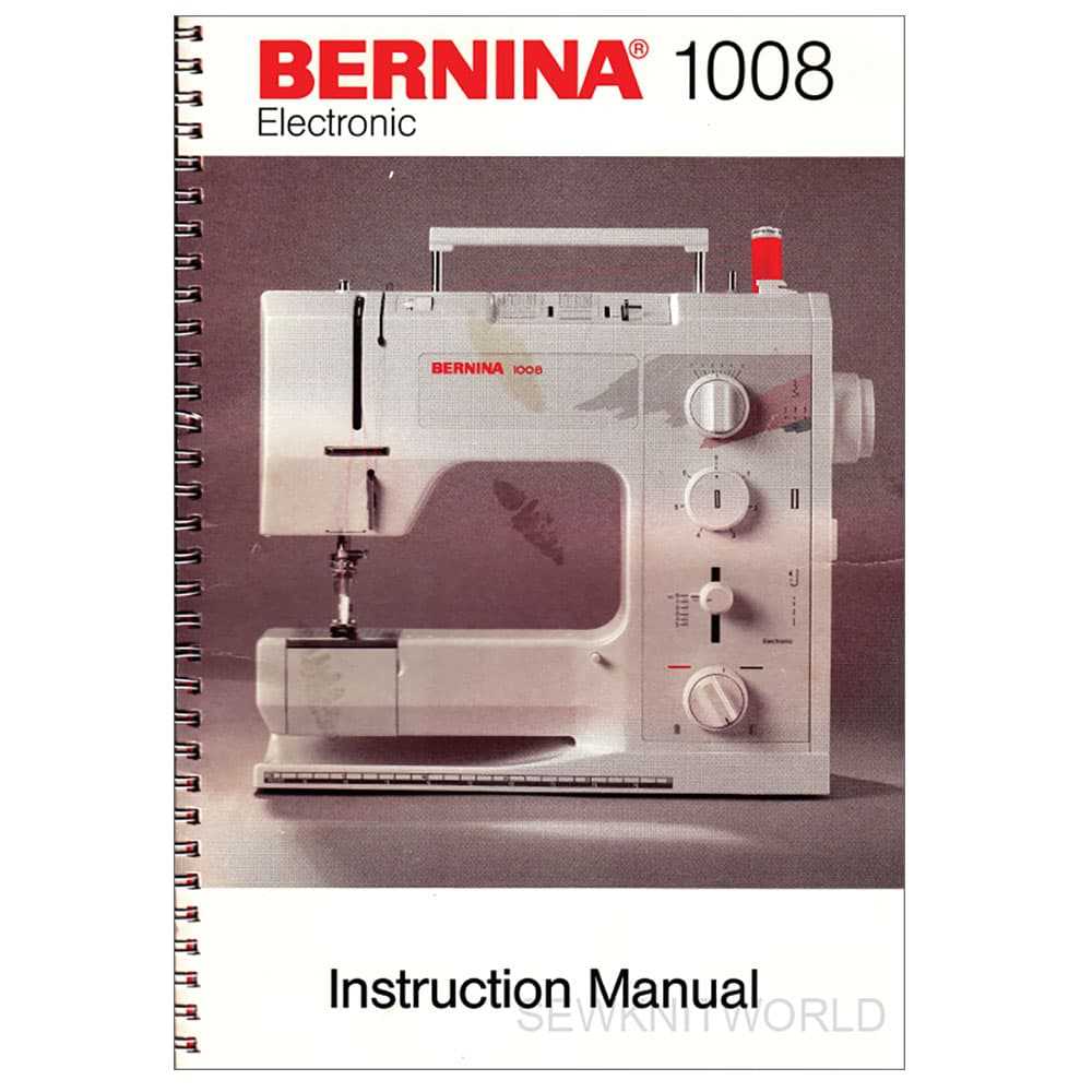 bernina sewing machine repair manual