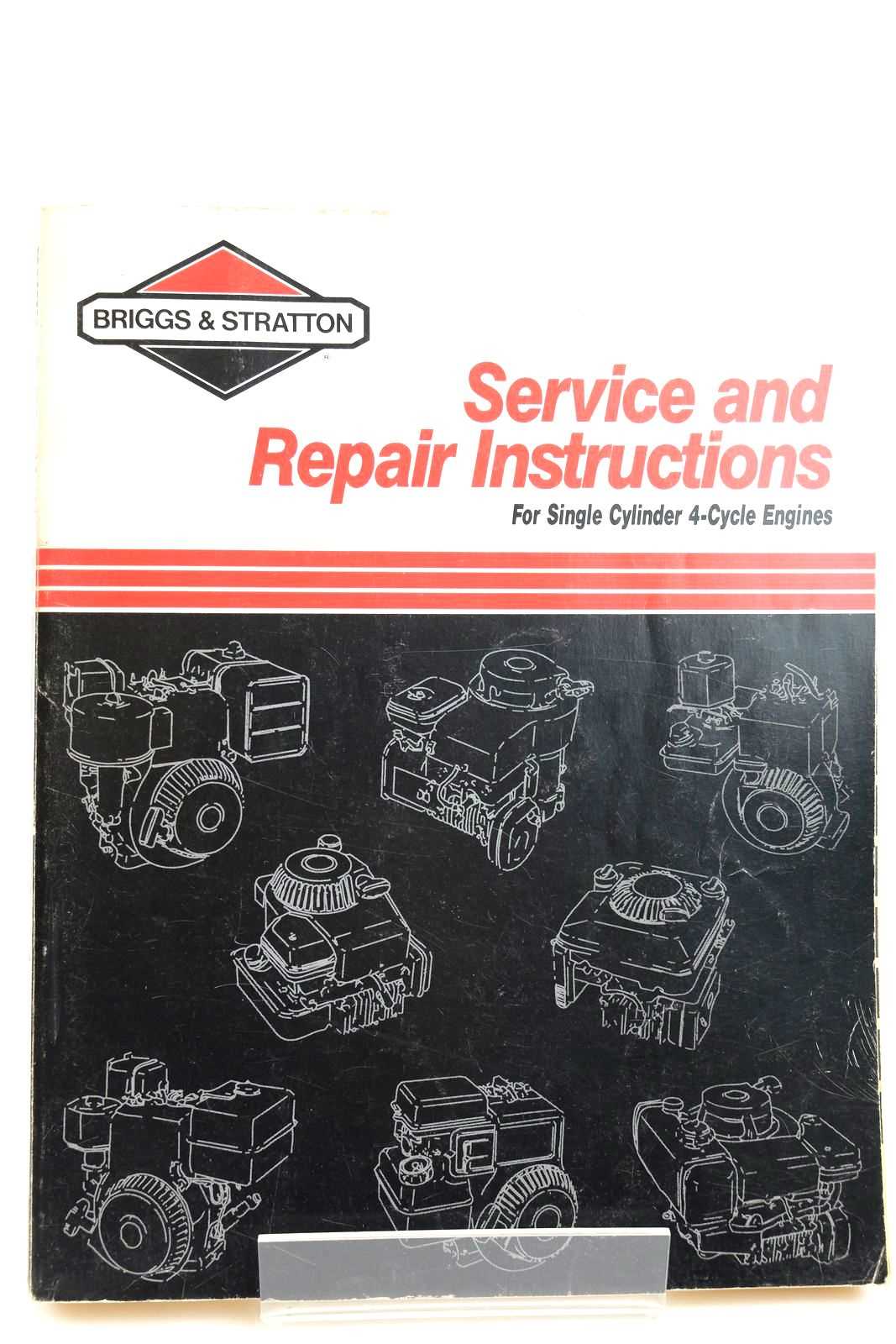 briggs and stratton single cylinder repair manual