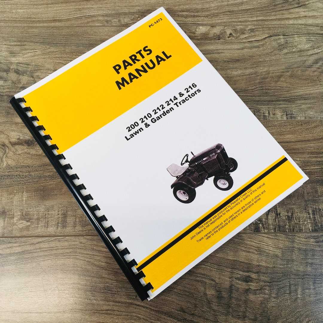 john deere 214 repair manual