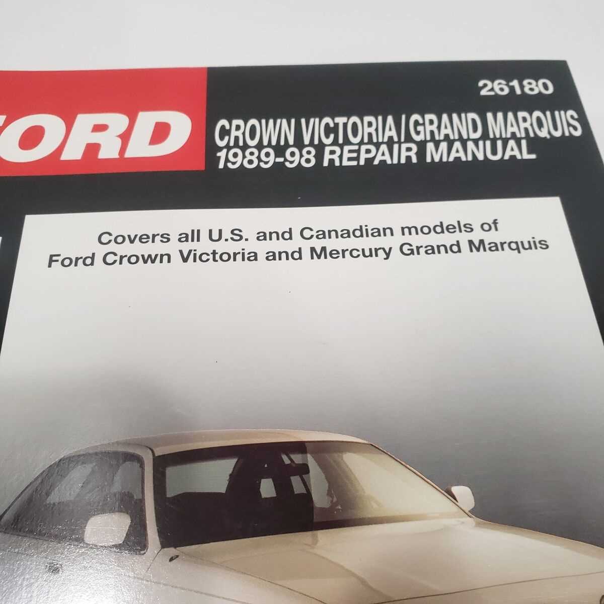 mercury grand marquis repair manual