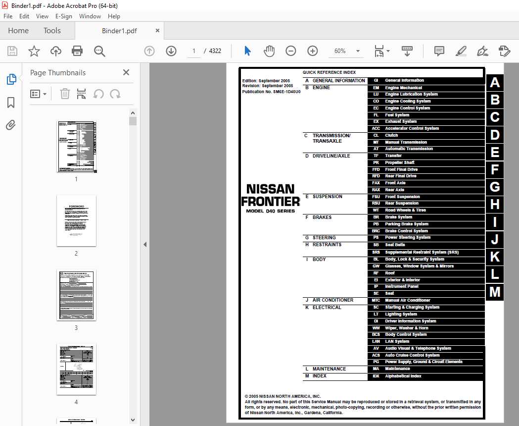 2008 nissan frontier repair manual