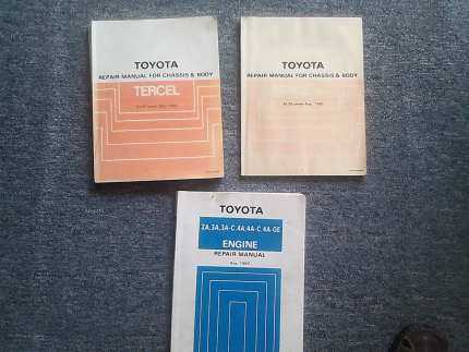 1993 toyota tercel repair manual