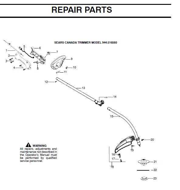 craftsman weed wacker repair manual