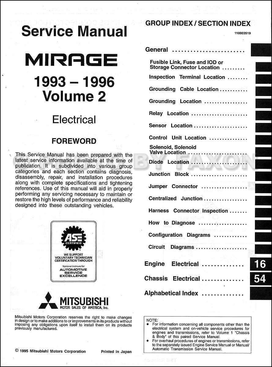 mitsubishi transmission repair manual