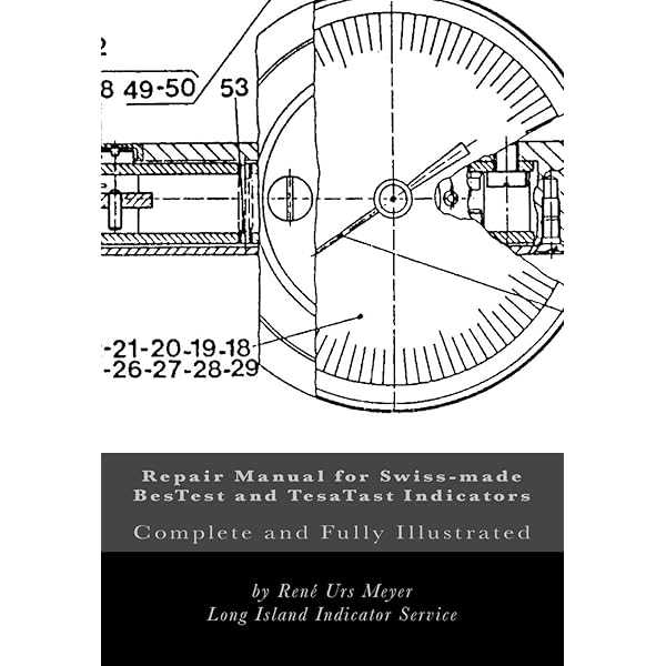 mitutoyo test indicator repair manual