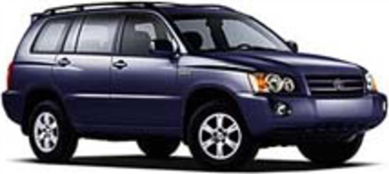 2003 highlander repair manual