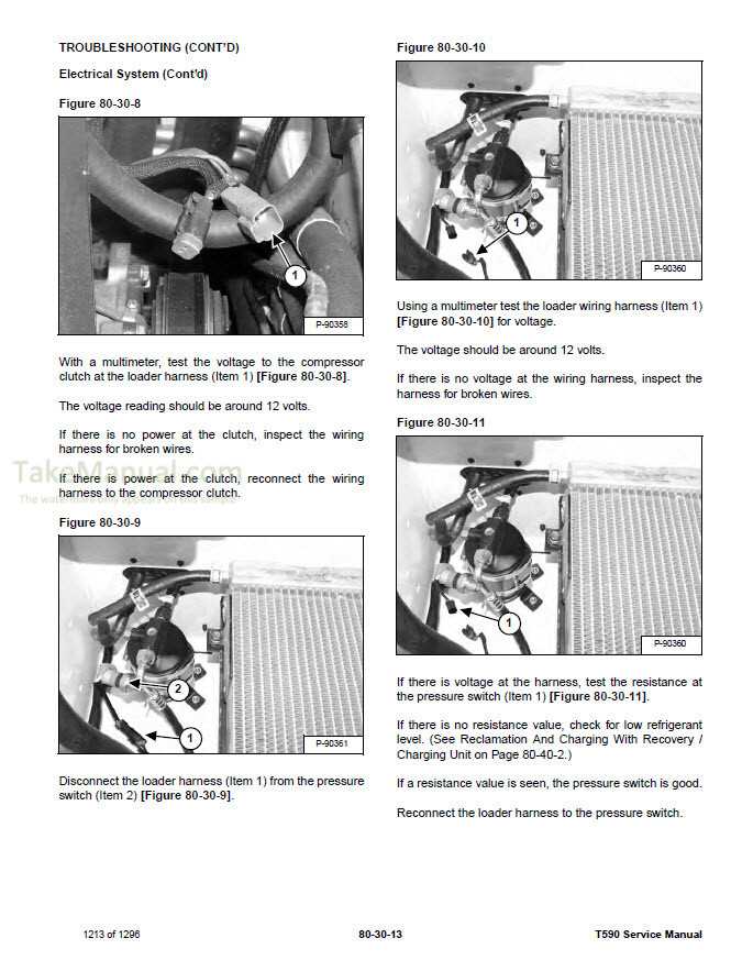 bobcat t590 repair manual