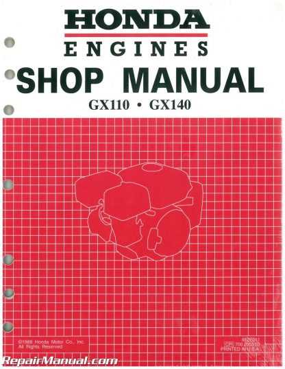 honda small engine repair manual