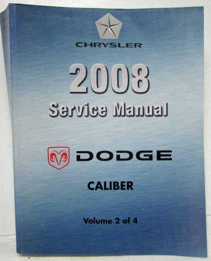 dodge caliber service repair manual