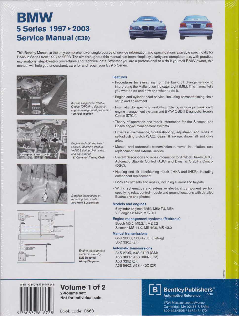 bmw e39 repair manual