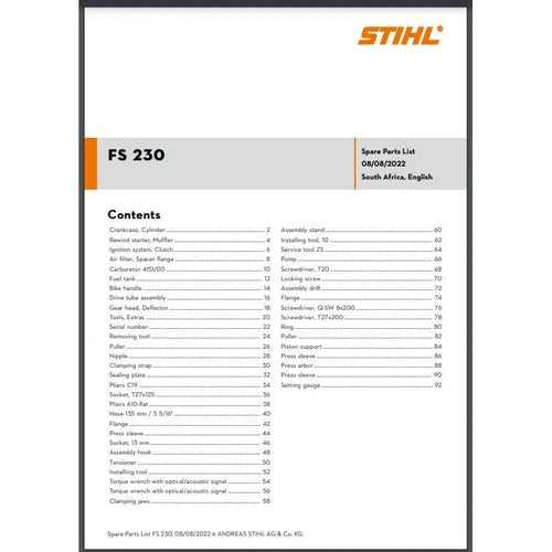 stihl leaf blower repair manual