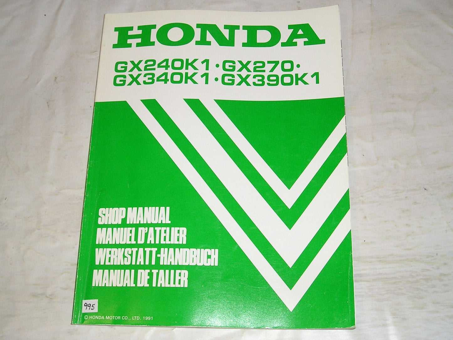 honda gx340 repair manual