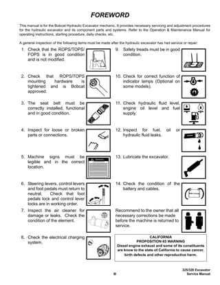 bobcat 325 repair manual