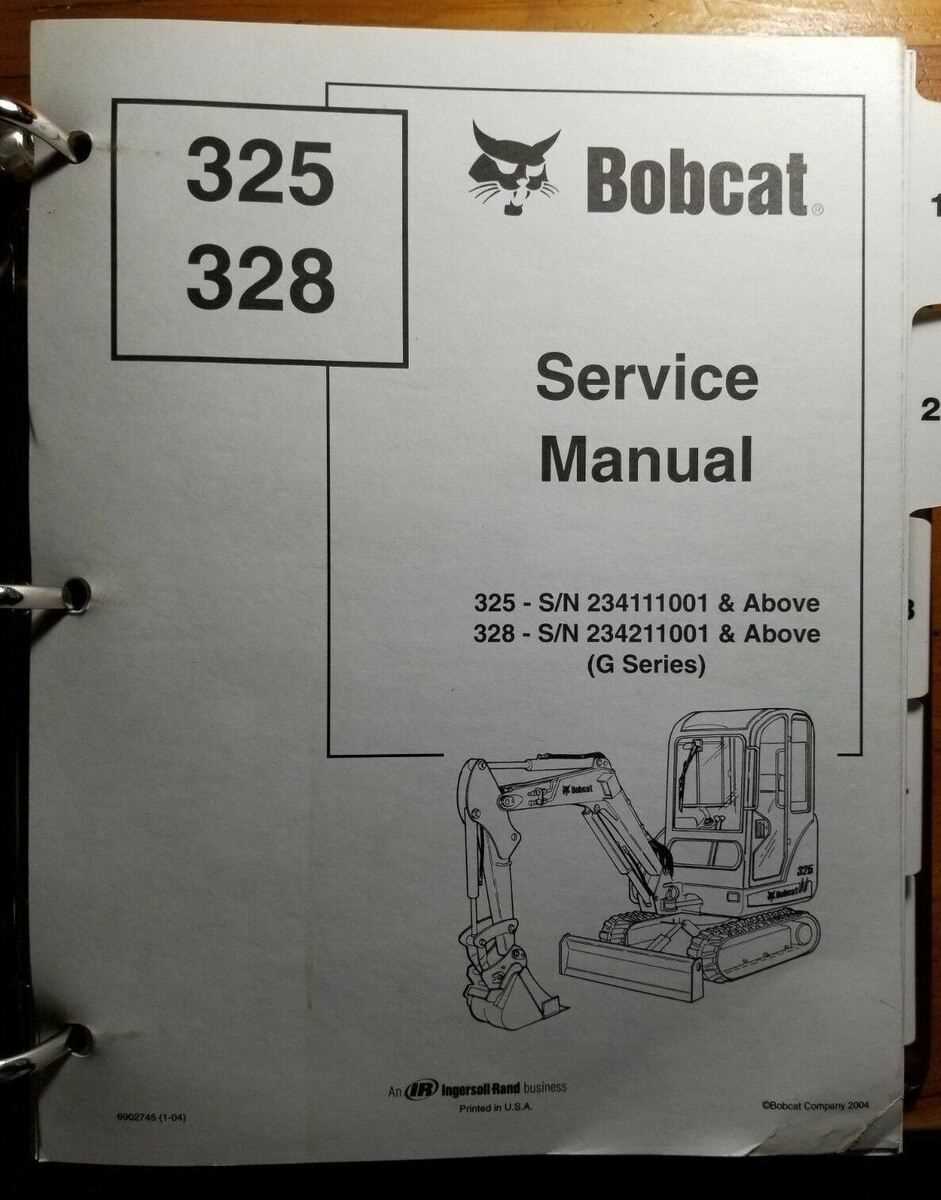 bobcat 325 repair manual