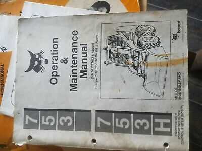 bobcat 753 repair manual