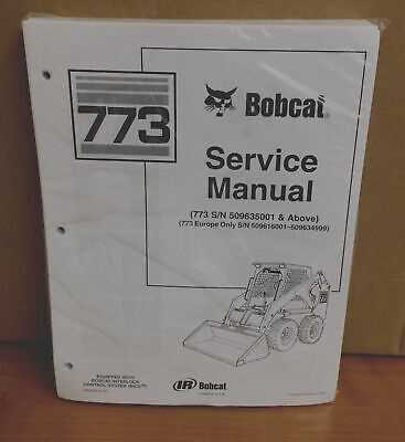 bobcat 773 repair manual