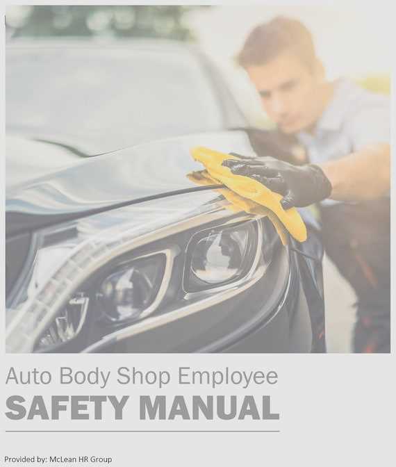 body shop repair manuals