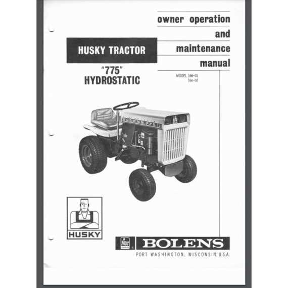 bolens riding lawn mower repair manual