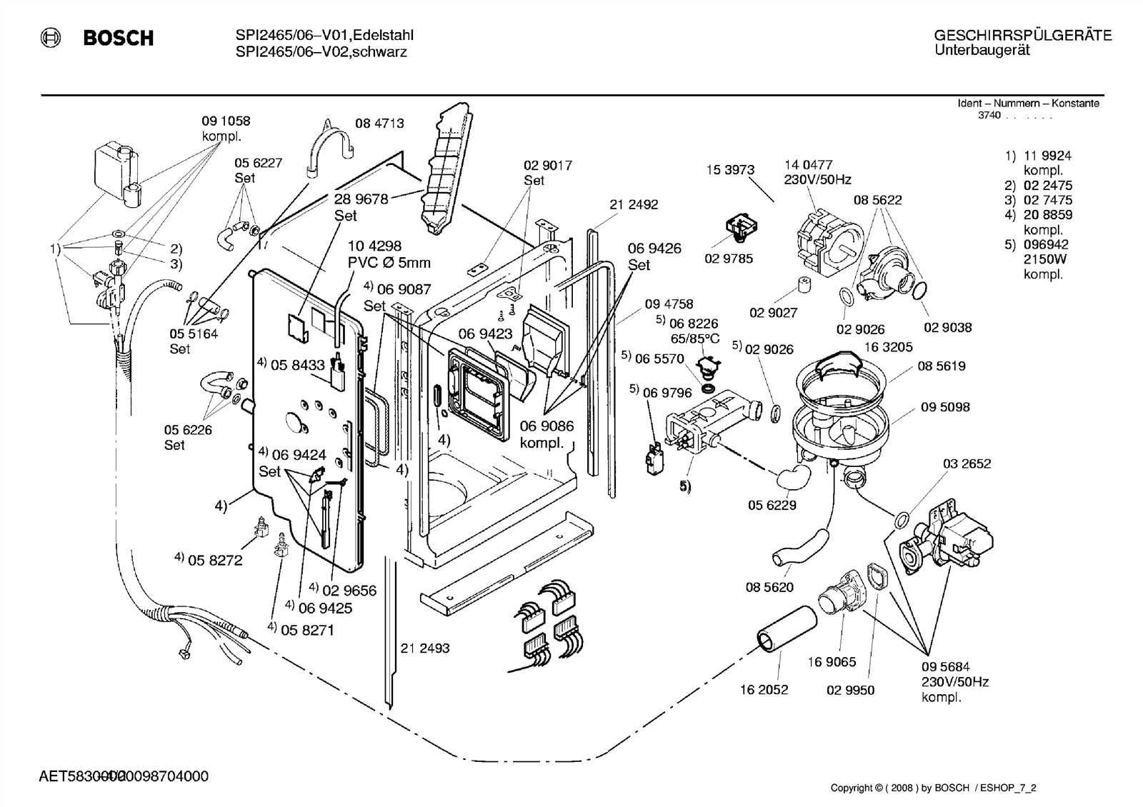 bosch repair manual dishwasher