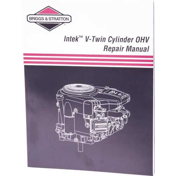 briggs & stratton 273521 intek v twin ohv repair manual