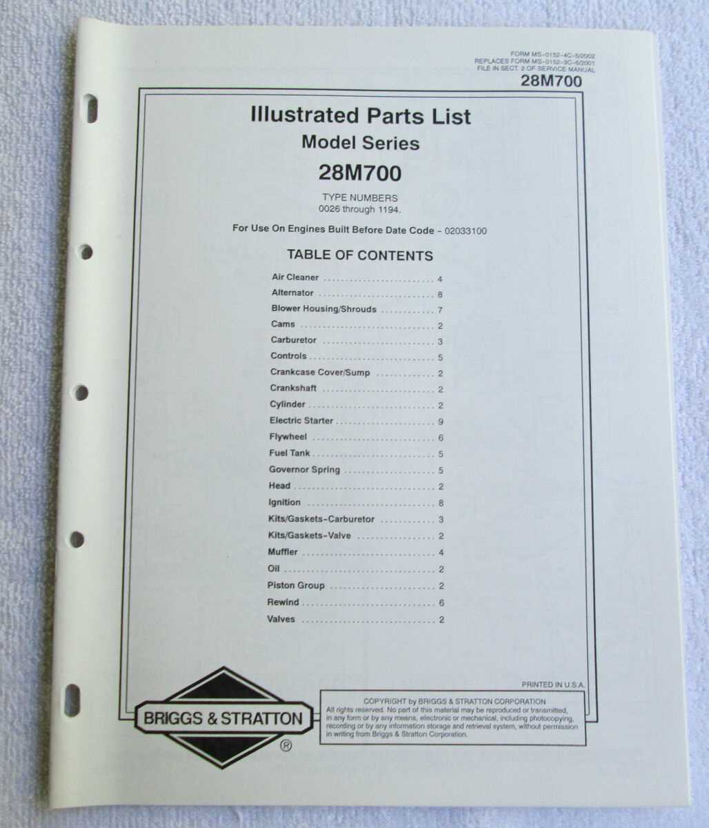 briggs and stratton 28n707 repair manual