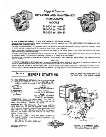 briggs and stratton 550ex repair manual